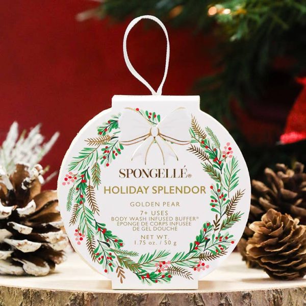 Holiday Splendor – Golden Pear Holiday Wreath Body Buffer