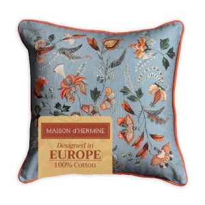 Decorative Throw Pillow Cover – Dalida – Blue